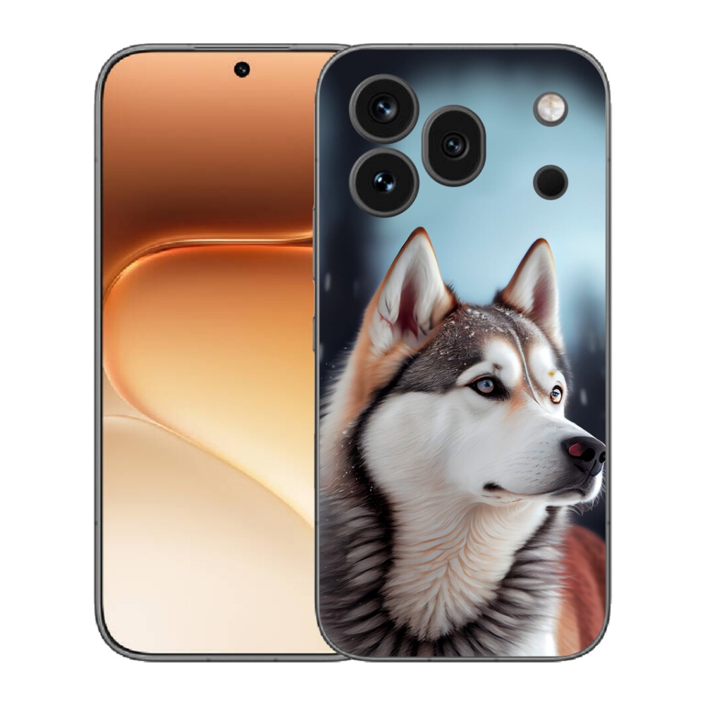 mmCase gél tok az Honor 600 Pro-hoz – szibériai husky
