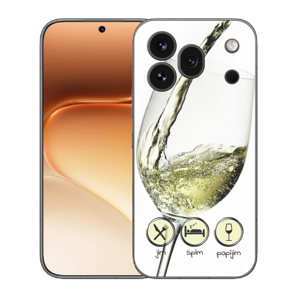 mmCase gél tok az Honor 600 Pro-hoz – fehérboros pohár