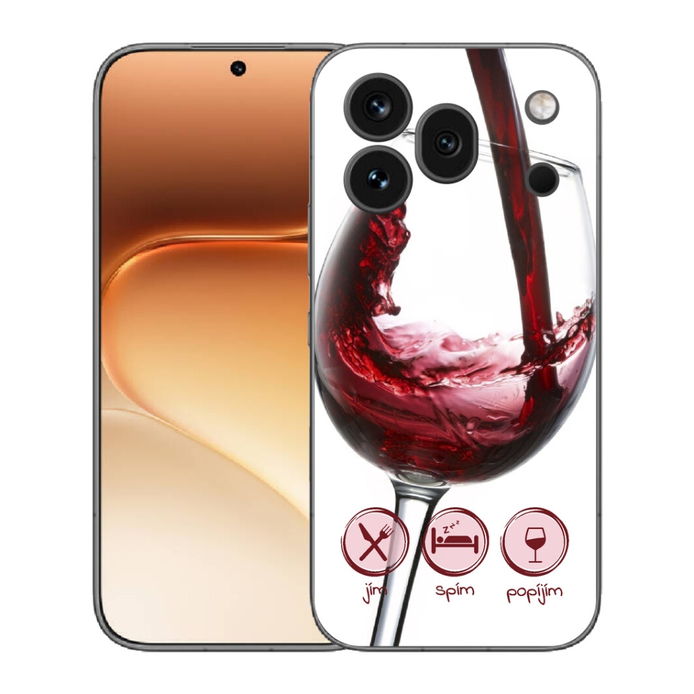 mmCase gél tok az Honor 600 Pro-hoz – vörösbor