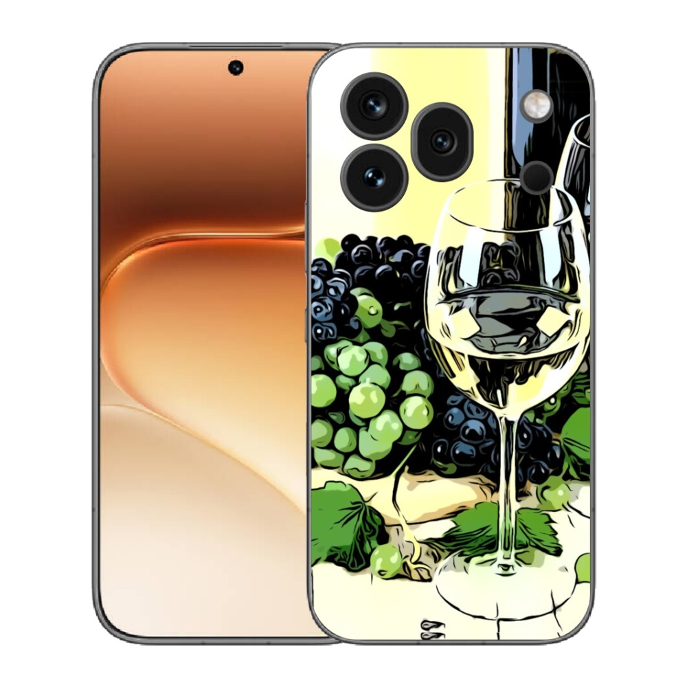 mmCase gél tok az Honor 600 Pro-hoz – pohár bor