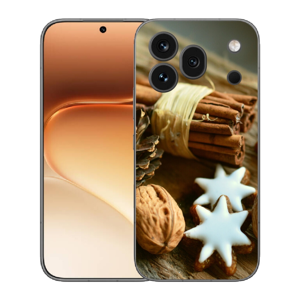 mmCase gélhuzat az Honor 600 Pro-hoz – fahéjas és mézeskalácsos