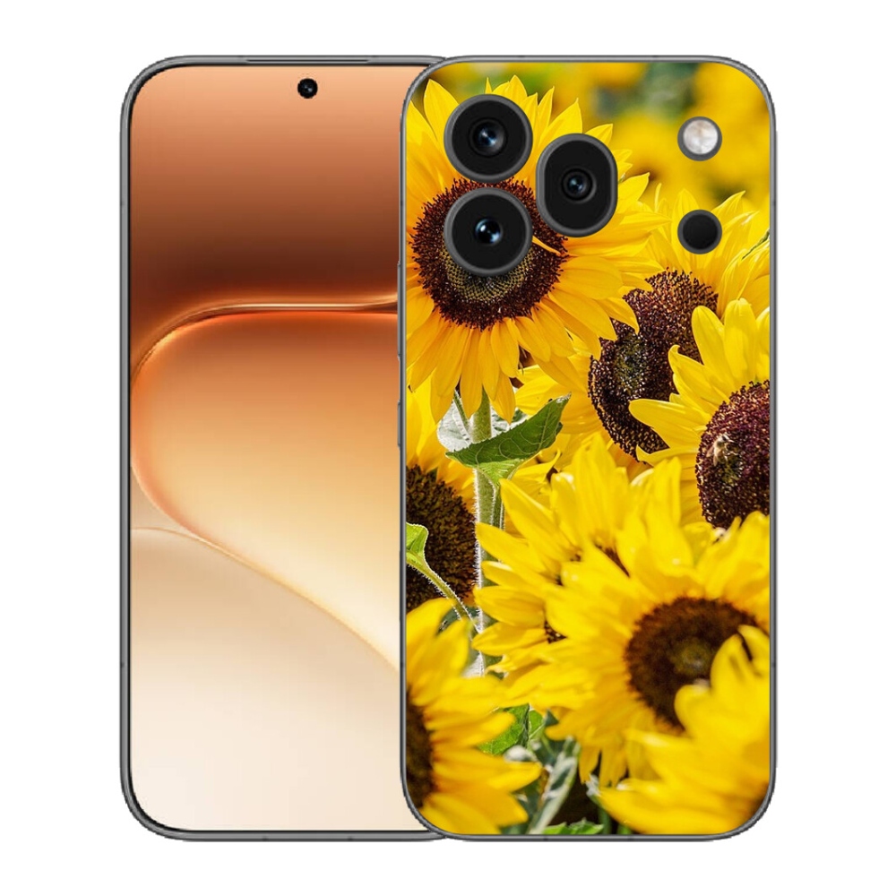 mmCase gél tok az Honor 600 Pro-hoz – napraforgó