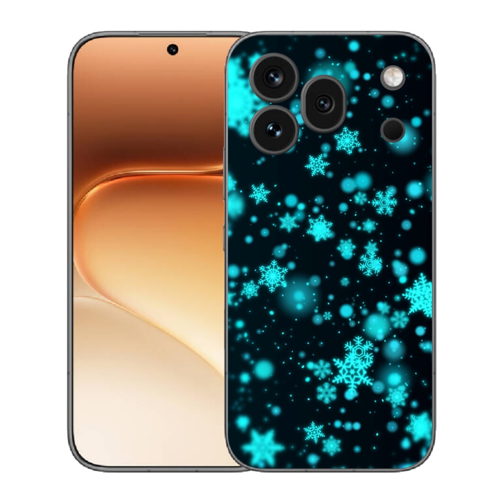 mmCase gél tok az Honor 600 Pro-hoz – hópelyhek 1