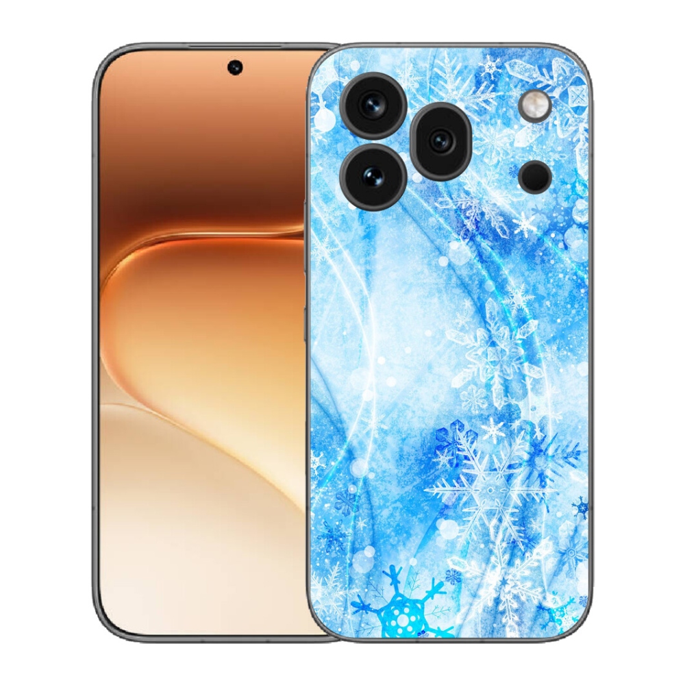 mmCase gél tok az Honor 600 Pro-hoz – hópelyhek
