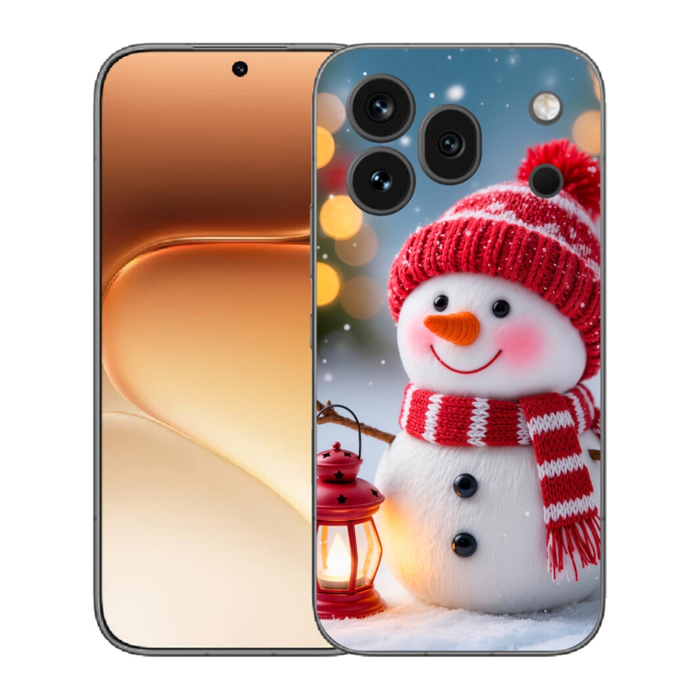 mmCase gél tok az Honor 600 Pro-hoz – hóember 2