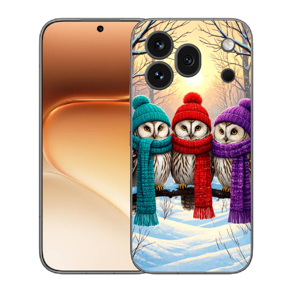 mmCase gél tok az Honor 600 Pro-hoz – baglyos barátok