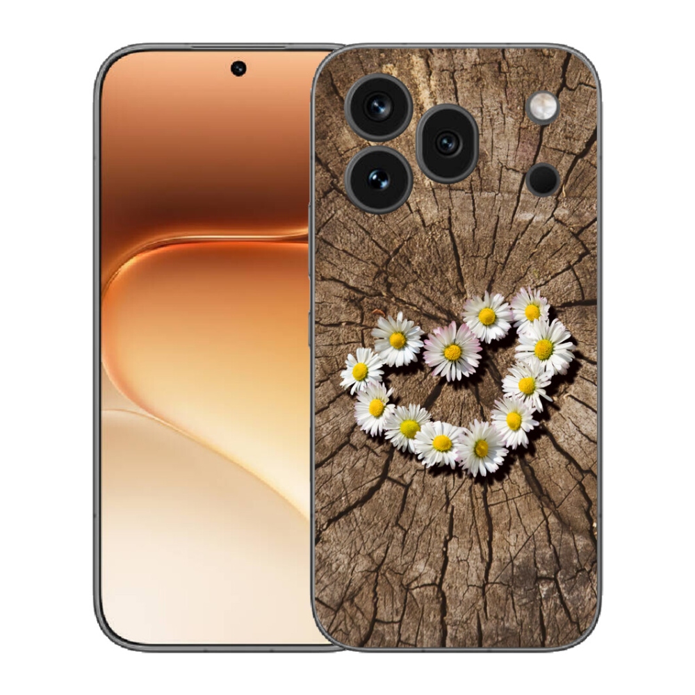 mmCase gél tok az Honor 600 Pro-hoz – margaréta mintás