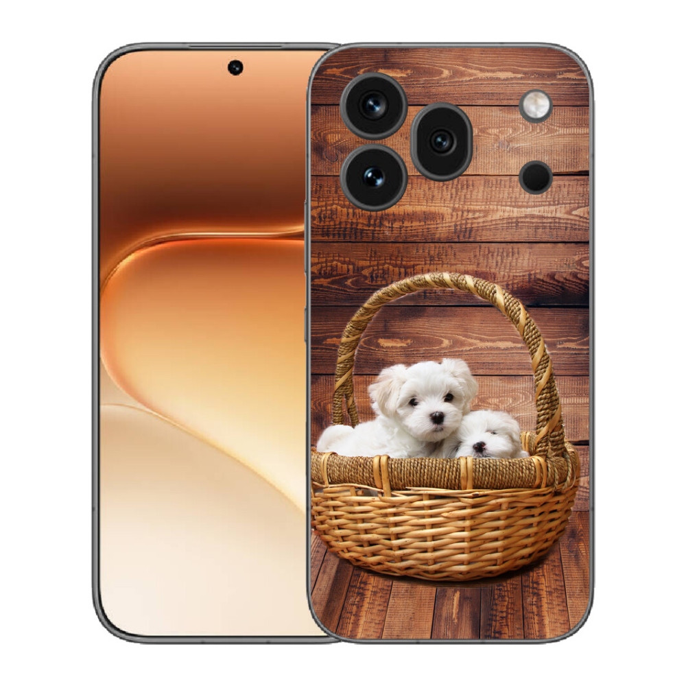 mmCase gél tok az Honor 600 Pro-hoz – kiskutyák