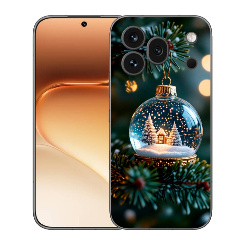 mmCase gél tok az Honor 600 Pro-hoz – karácsonyi gömb 2