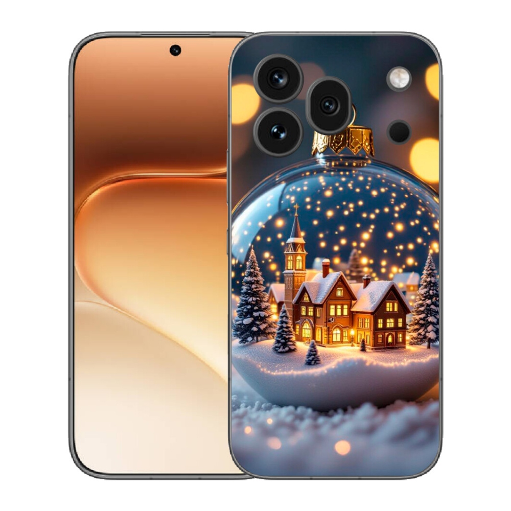 mmCase gél tok az Honor 600 Pro-hoz – karácsonyi gömb 4