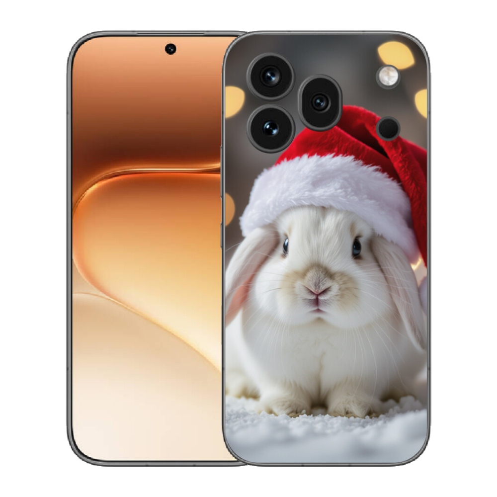 mmCase gél tok az Honor 600 Pro-hoz – karácsonyi nyuszi