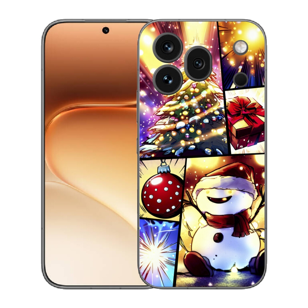 mmCase gél tok az Honor 600 Pro-hoz – karácsonyi motívumok 1