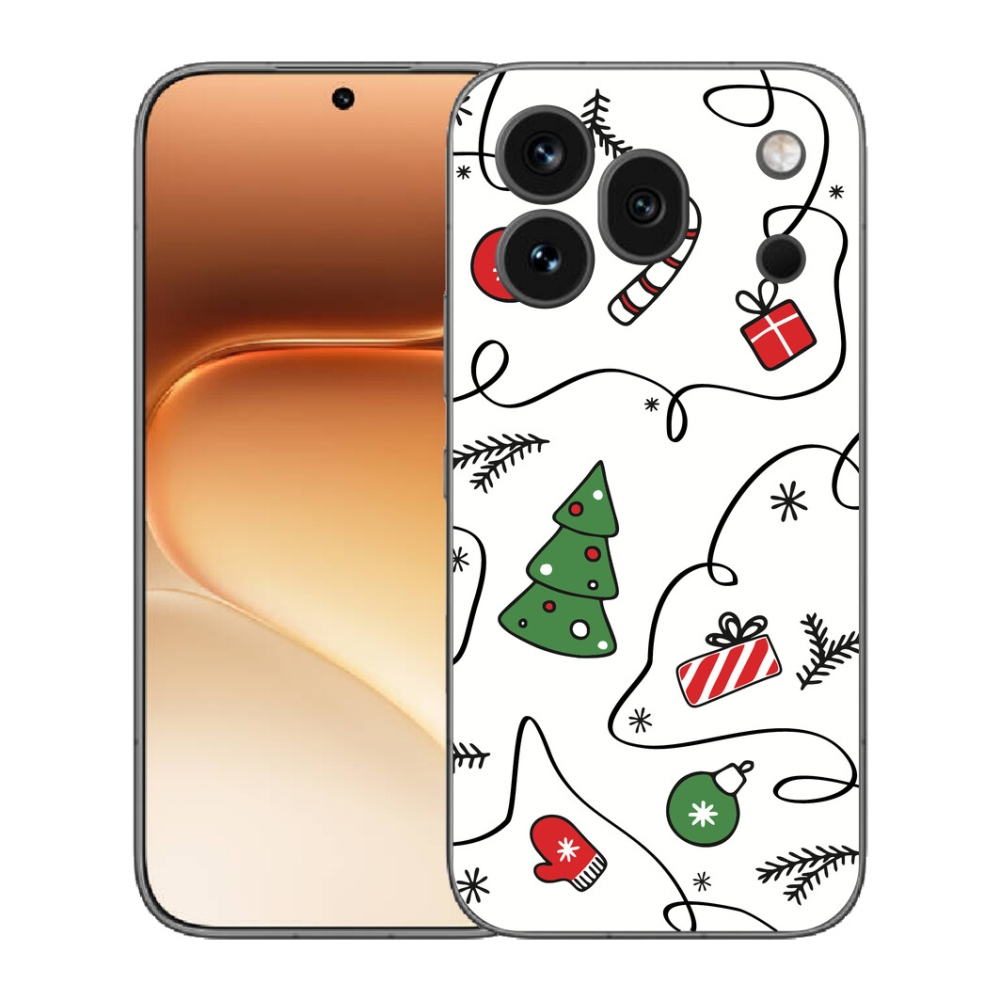 mmCase gél tok az Honor 600 Pro-hoz – karácsonyi motívumokkal