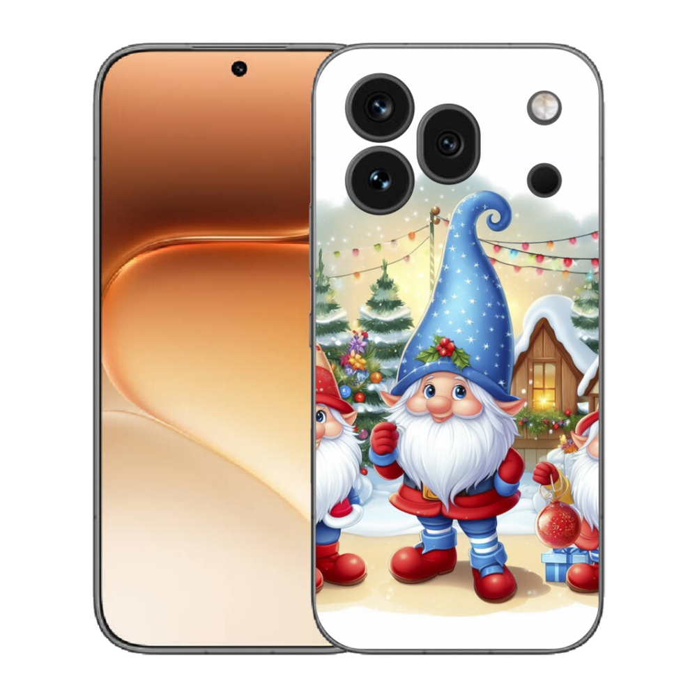 mmCase gél tok az Honor 600 Pro-hoz – karácsonyi manók