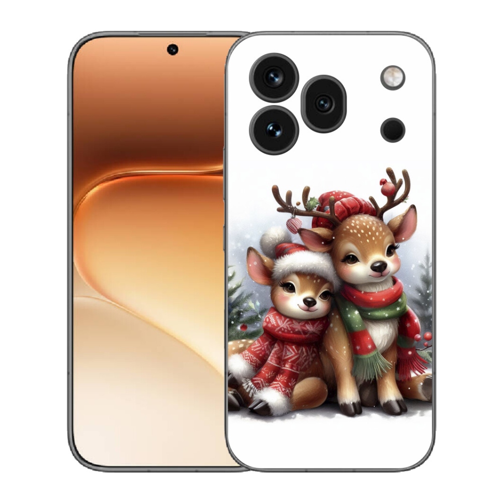 mmCase gél tok az Honor 600 Pro-hoz – karácsonyi rénszarvas