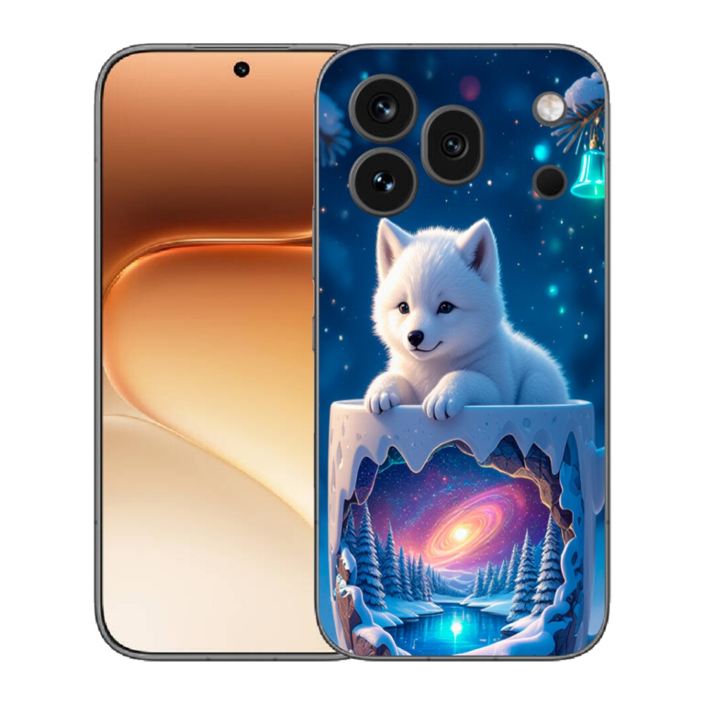 mmCase gél tok az Honor 600 Pro-hoz – karácsonyi kiskutya