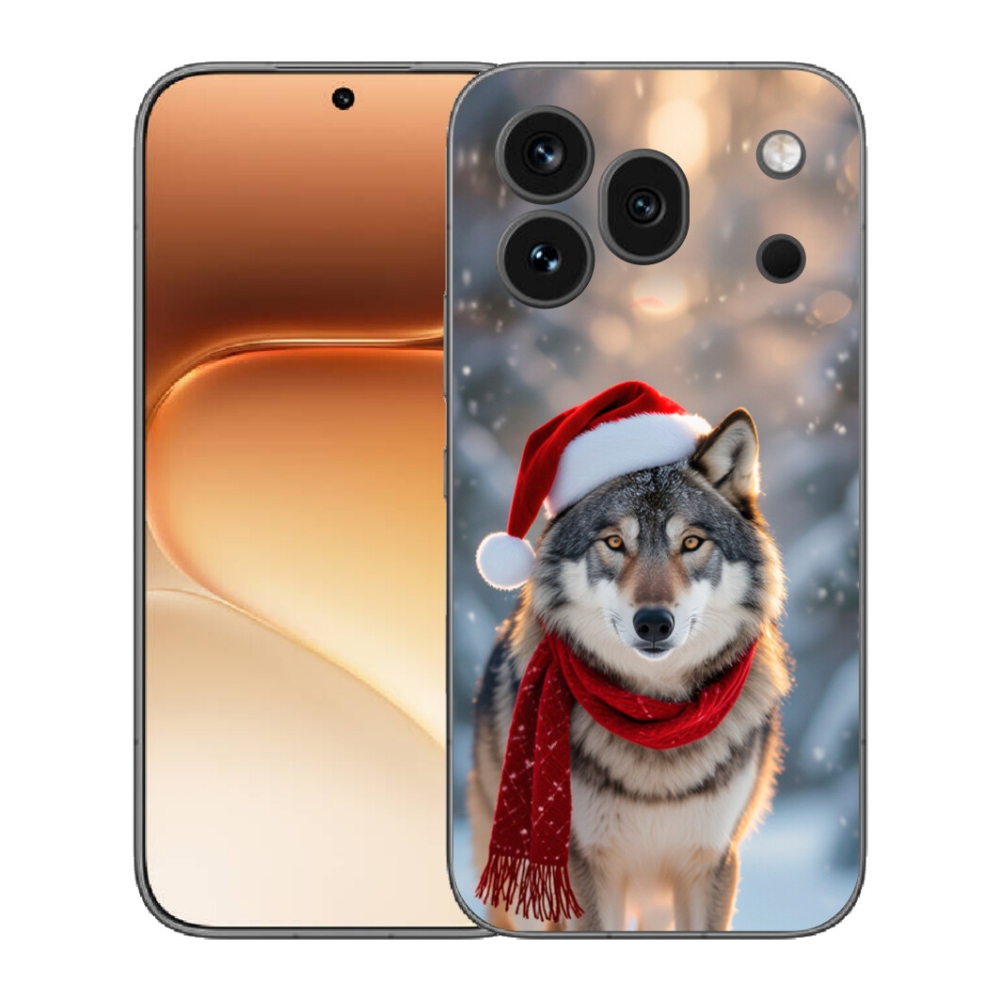 mmCase gél tok az Honor 600 Pro-hoz – karácsonyi farkas