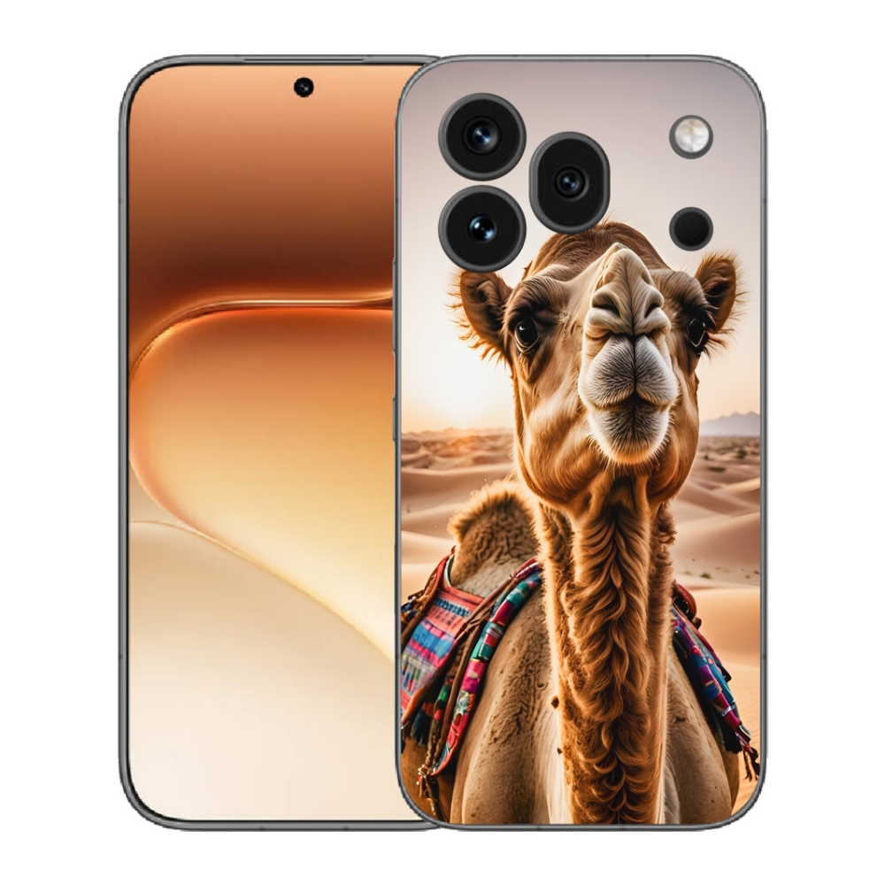 mmCase gélhuzat az Honor 600 Pro-hoz – teveszínű