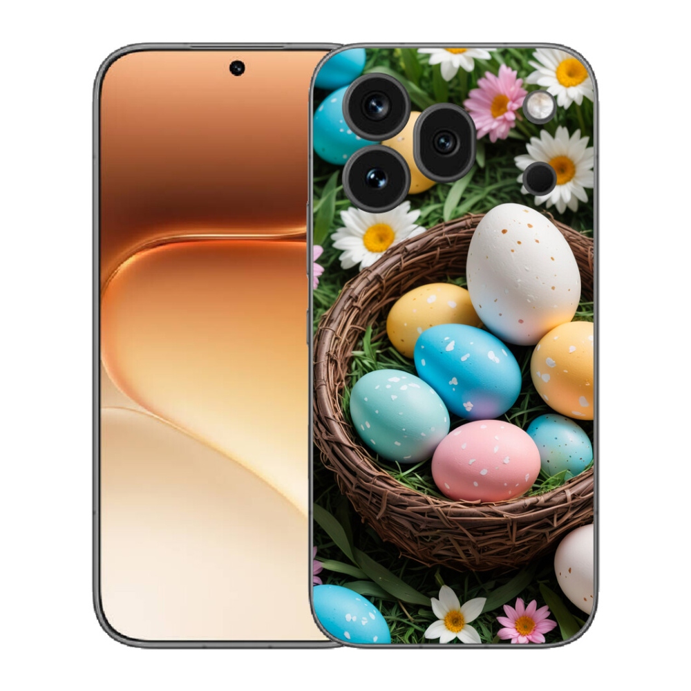mmCase gél tok az Honor 600 Pro-hoz – húsvéti tojások 2