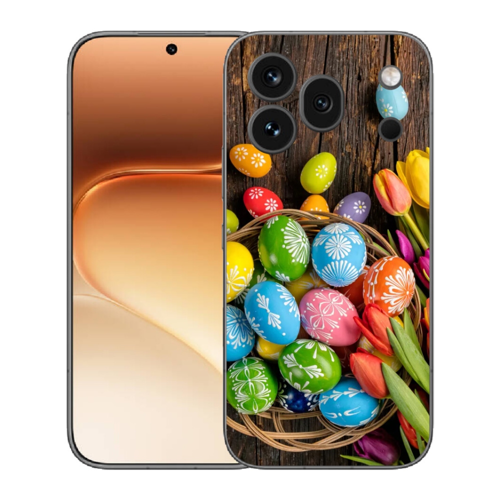 mmCase gél tok az Honor 600 Pro-hoz – húsvéti tojások