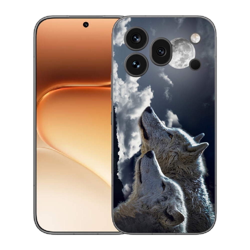 mmCase gélhuzat az Honor 600 Pro-hoz – farkasok