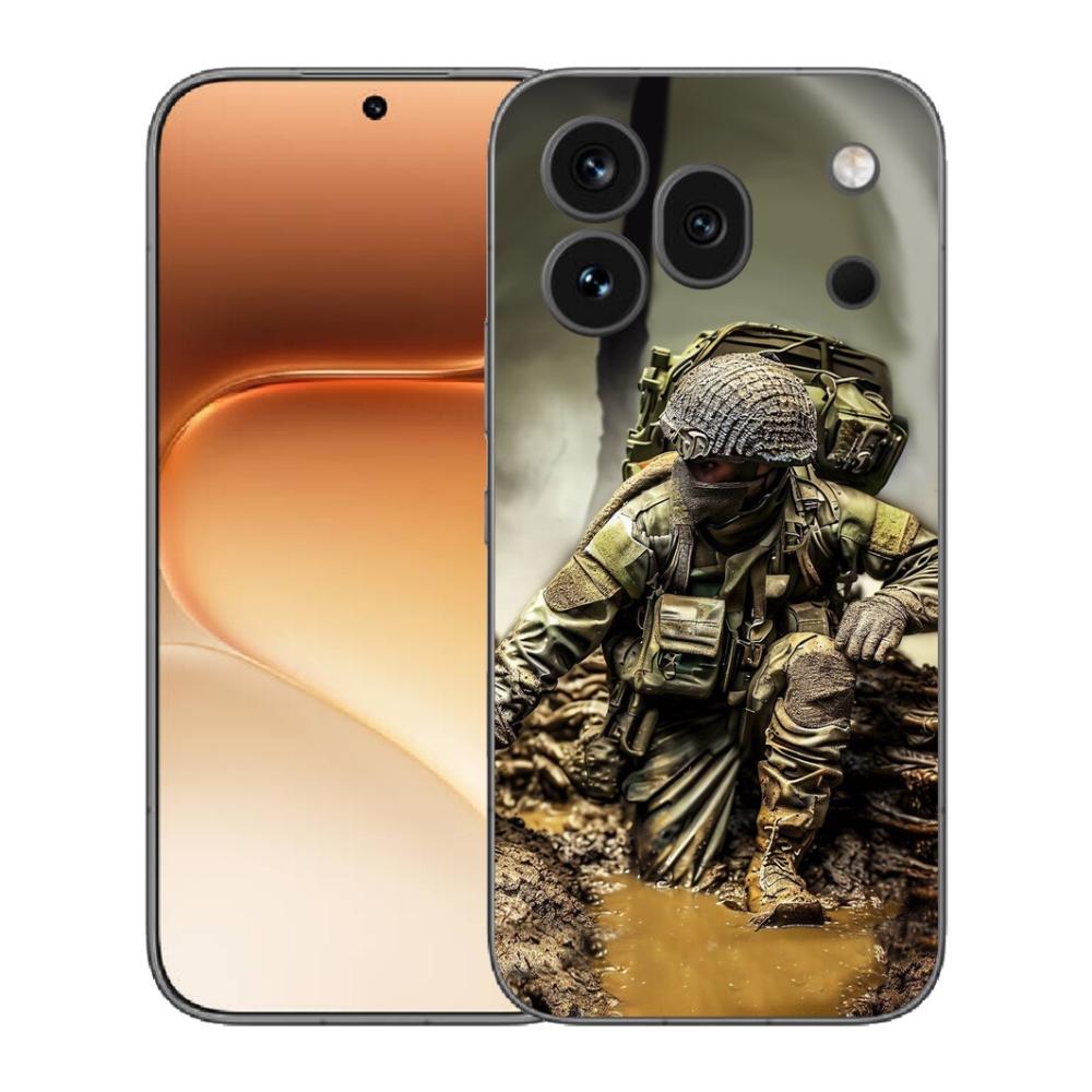 mmCase gélhuzat az Honor 600 Pro-hoz – katona