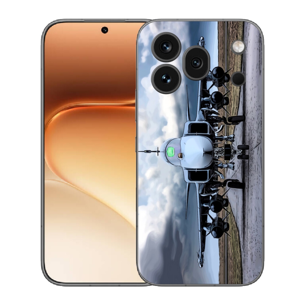 mmCase géltok az Honor 600 Pro-hoz – katonai repülőgép