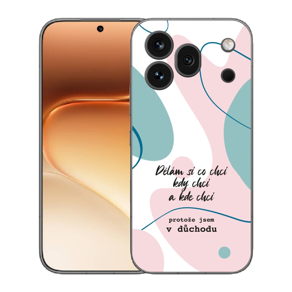 mmCase gél tok az Honor 600 Pro-hoz – vicces felirat, 10 fehér háttér