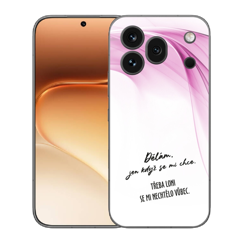 mmCase gél tok az Honor 600 Pro-hoz – vicces felirat, 12 fehér háttér