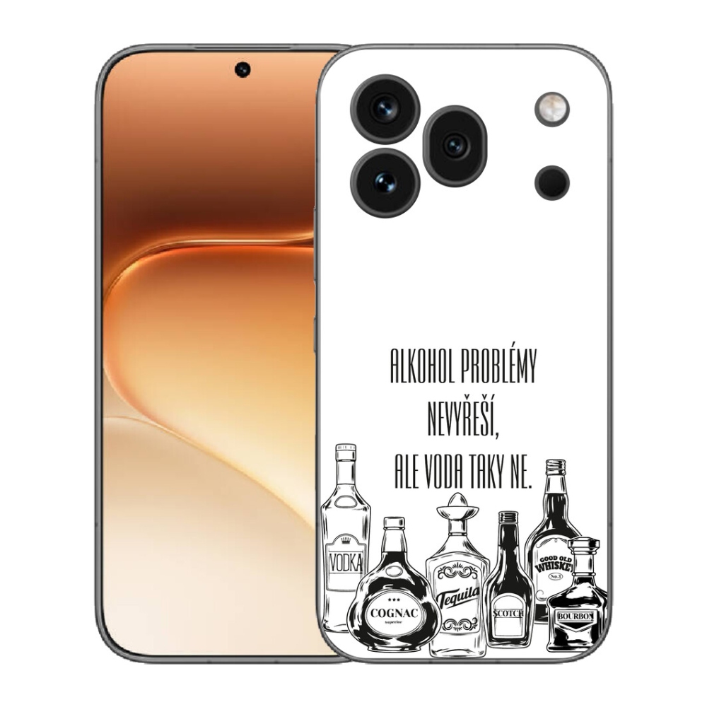 mmCase gél tok az Honor 600 Pro-hoz – vicces felirat fehér háttérrel