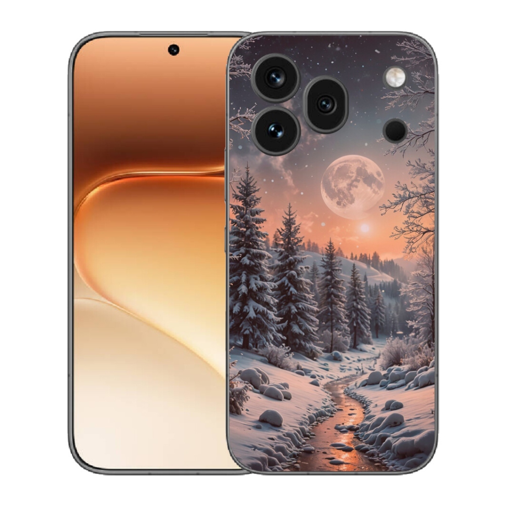 mmCase gél tok az Honor 600 Pro-hoz – téli táj 2