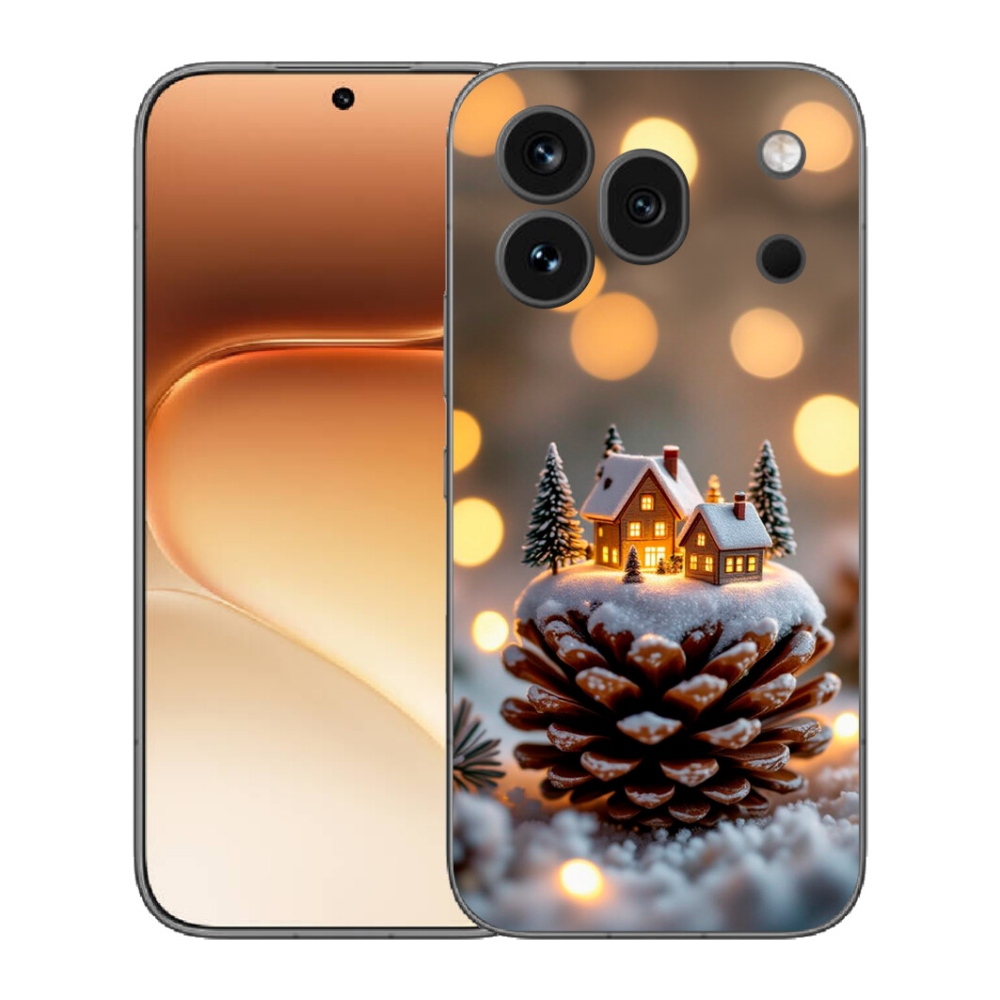 mmCase gél tok az Honor 600 Pro-hoz – téli falu