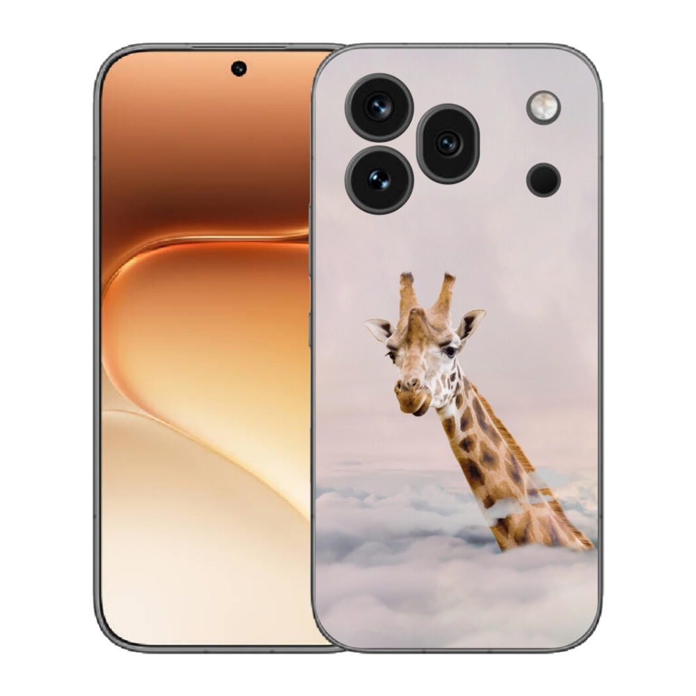 mmCase gél tok az Honor 600 Pro-hoz – zsiráf a felhők között