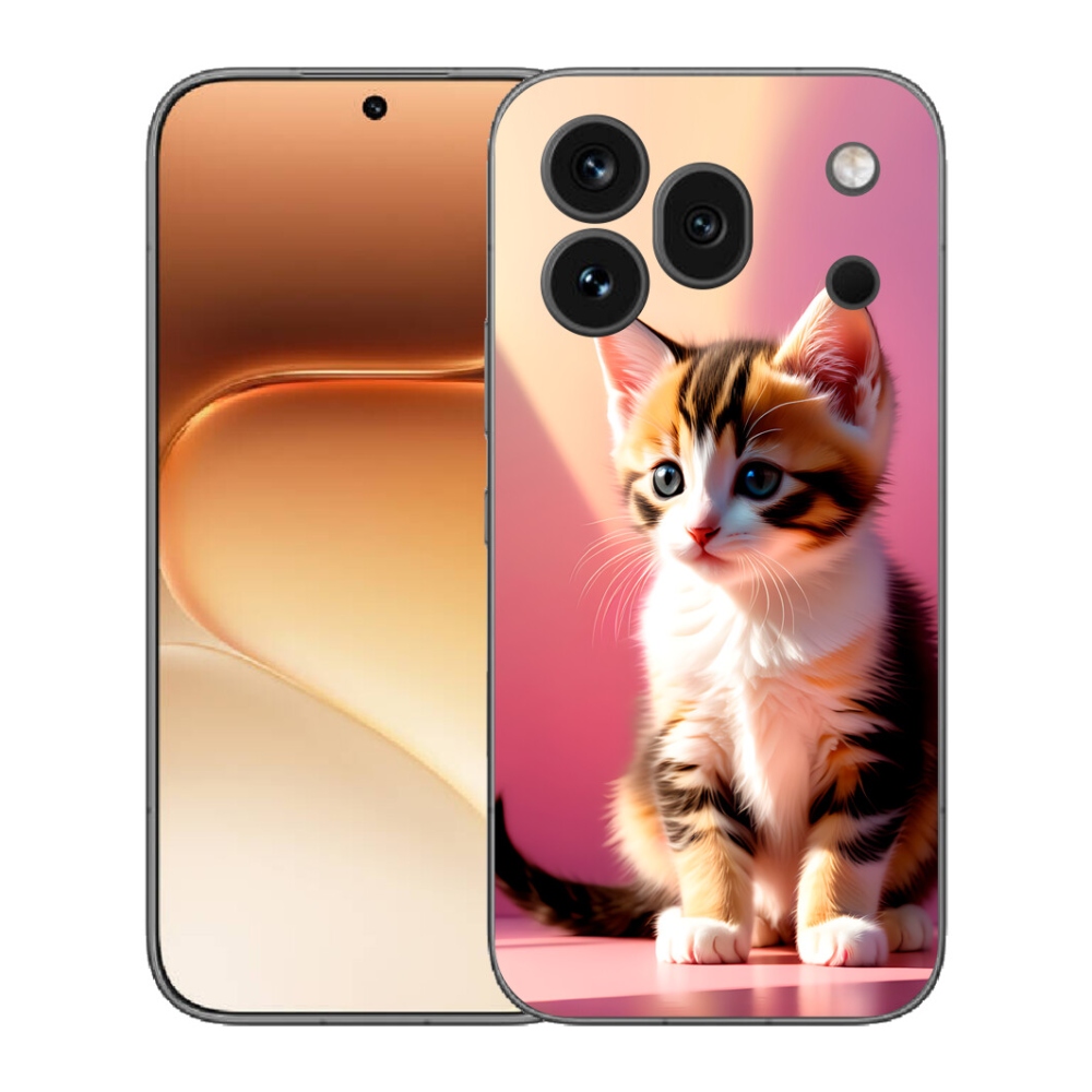 mmCase gél tok az Honor 600 Pro-hoz – kíváncsi cica 2