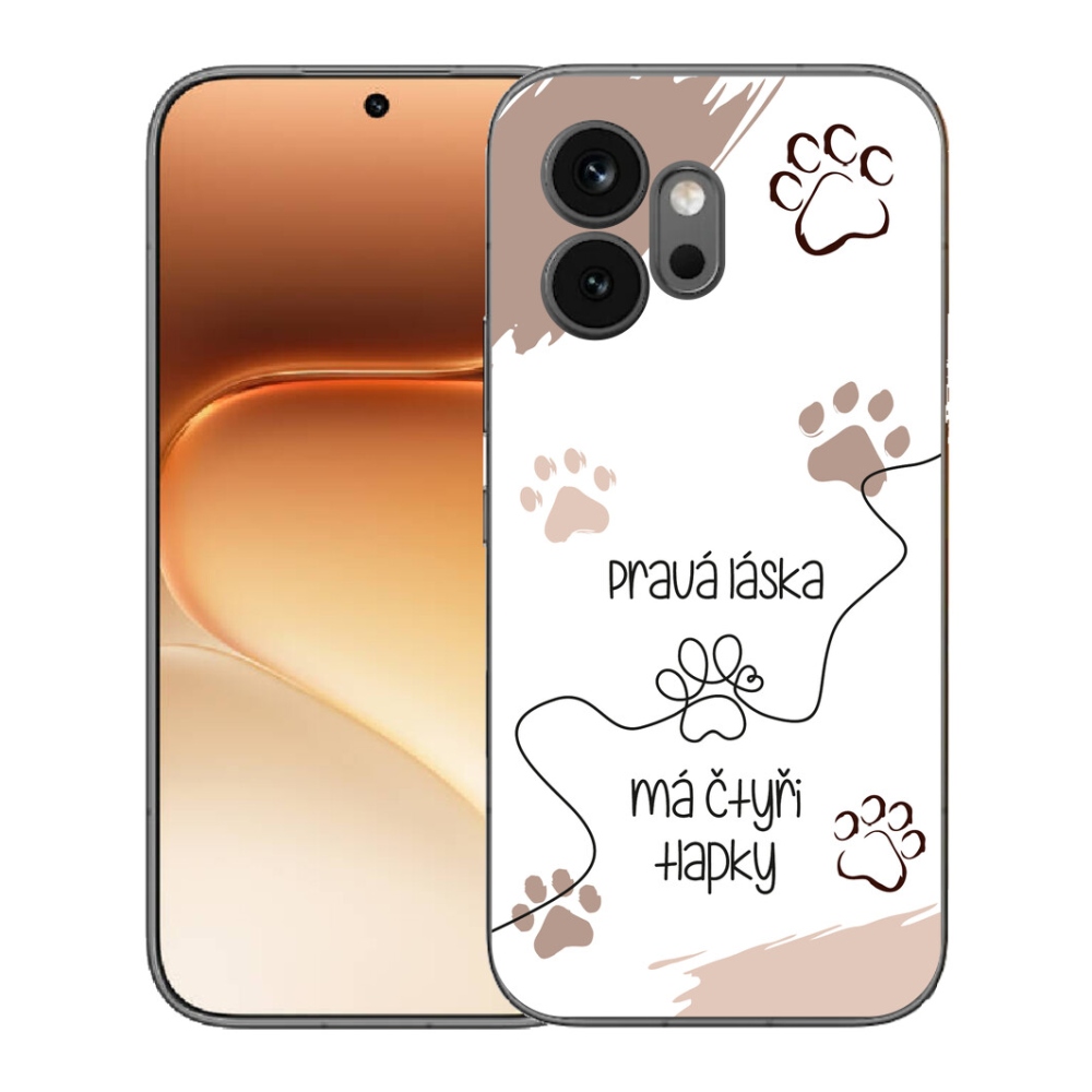 mmCase géltok az Honor 600-hoz – kutyás motívum, 1 db, fehér háttérrel