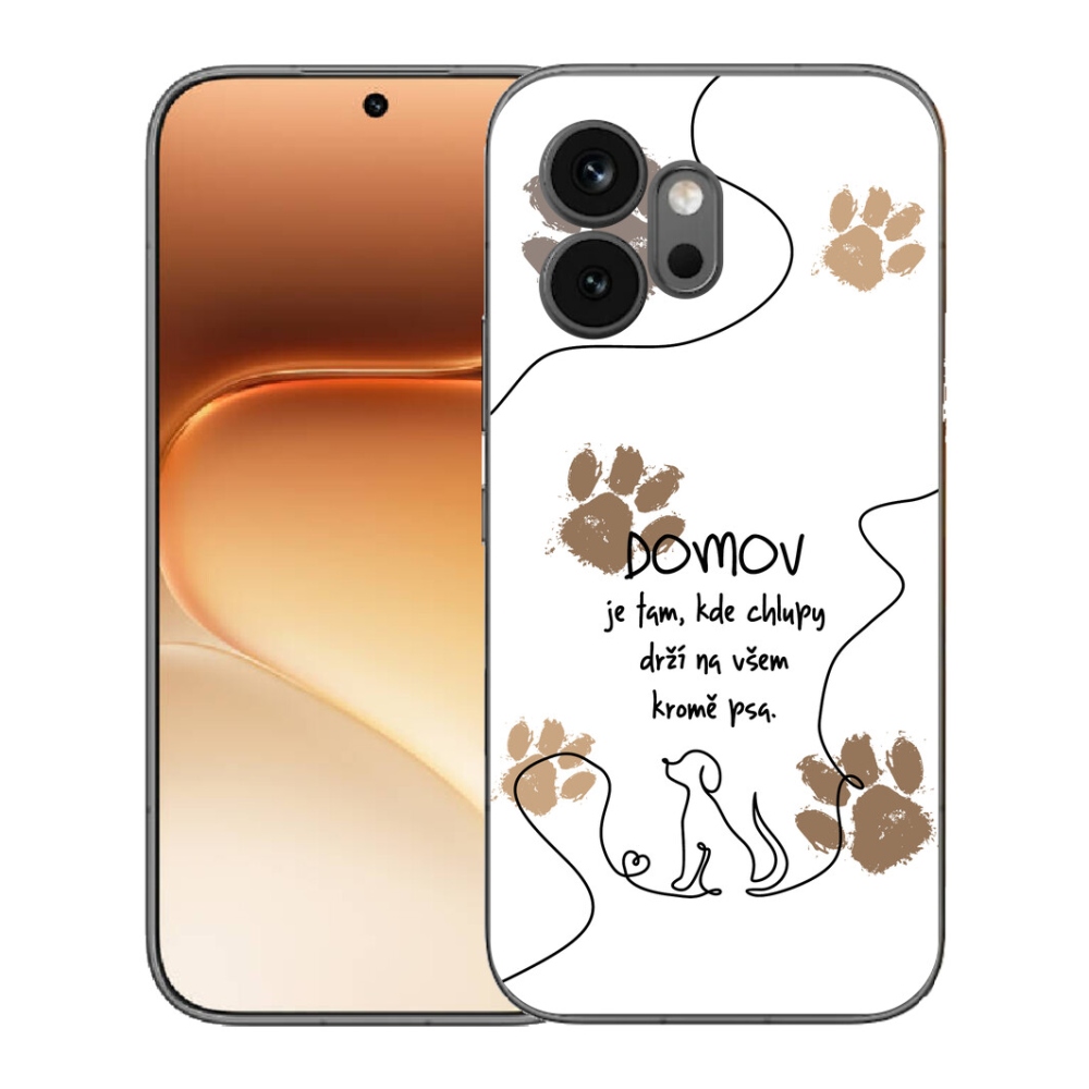 mmCase gél tok az Honor 600-hoz – kutyás motívum, fehér háttér