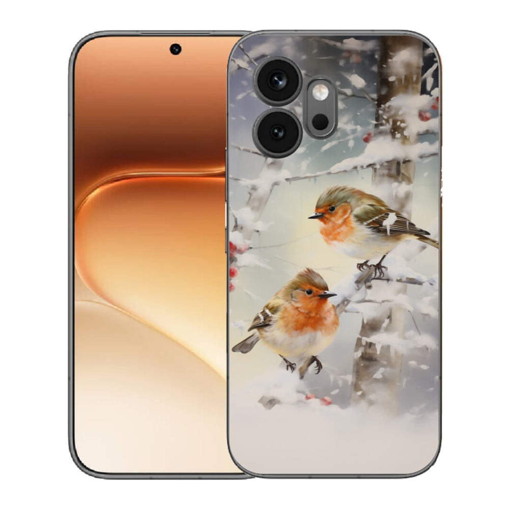 mmCase géltok az Honor 600-hoz – madarak télen