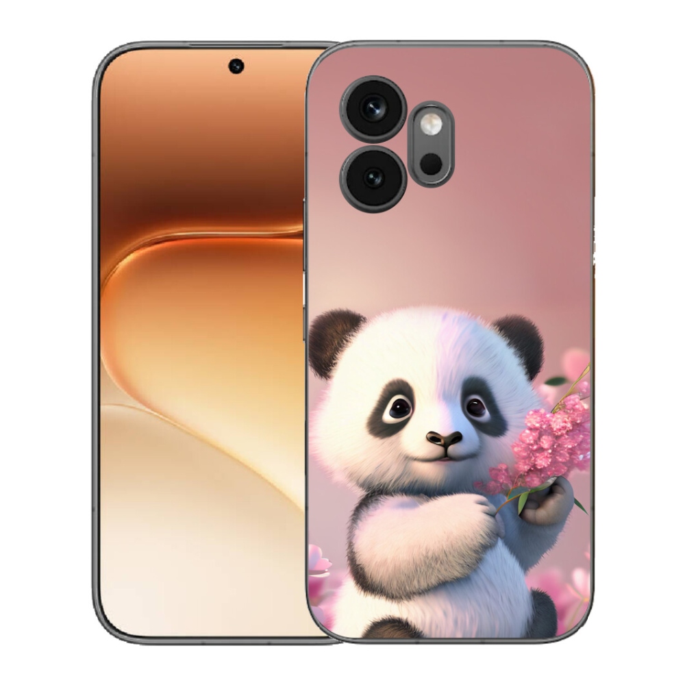 mmCase gél tok az Honor 600-hoz – aranyos panda
