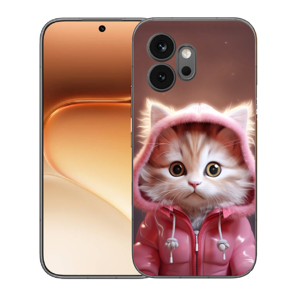 mmCase gél tok az Honor 600-hoz – aranyos cica 3