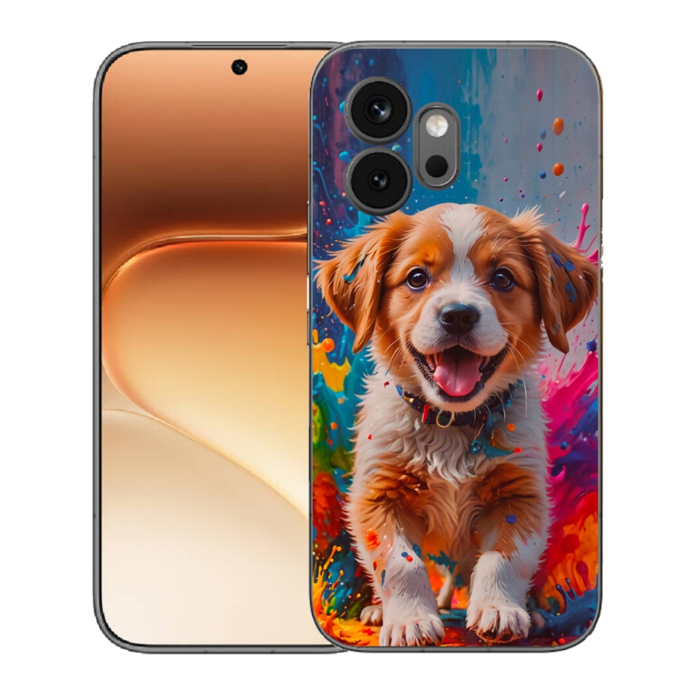 mmCase gél tok az Honor 600-hoz – aranyos kiskutya 3
