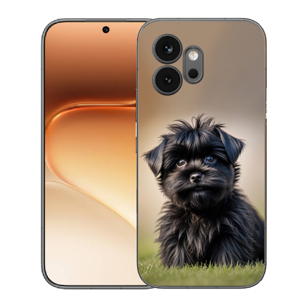 mmCase gél tok az Honor 600-hoz – aranyos fekete kutyus