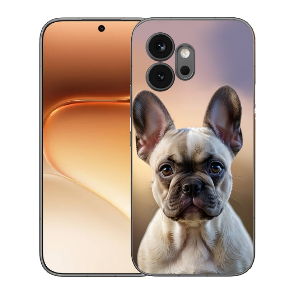 mmCase gél tok az Honor 600-hoz – aranyos francia buldog