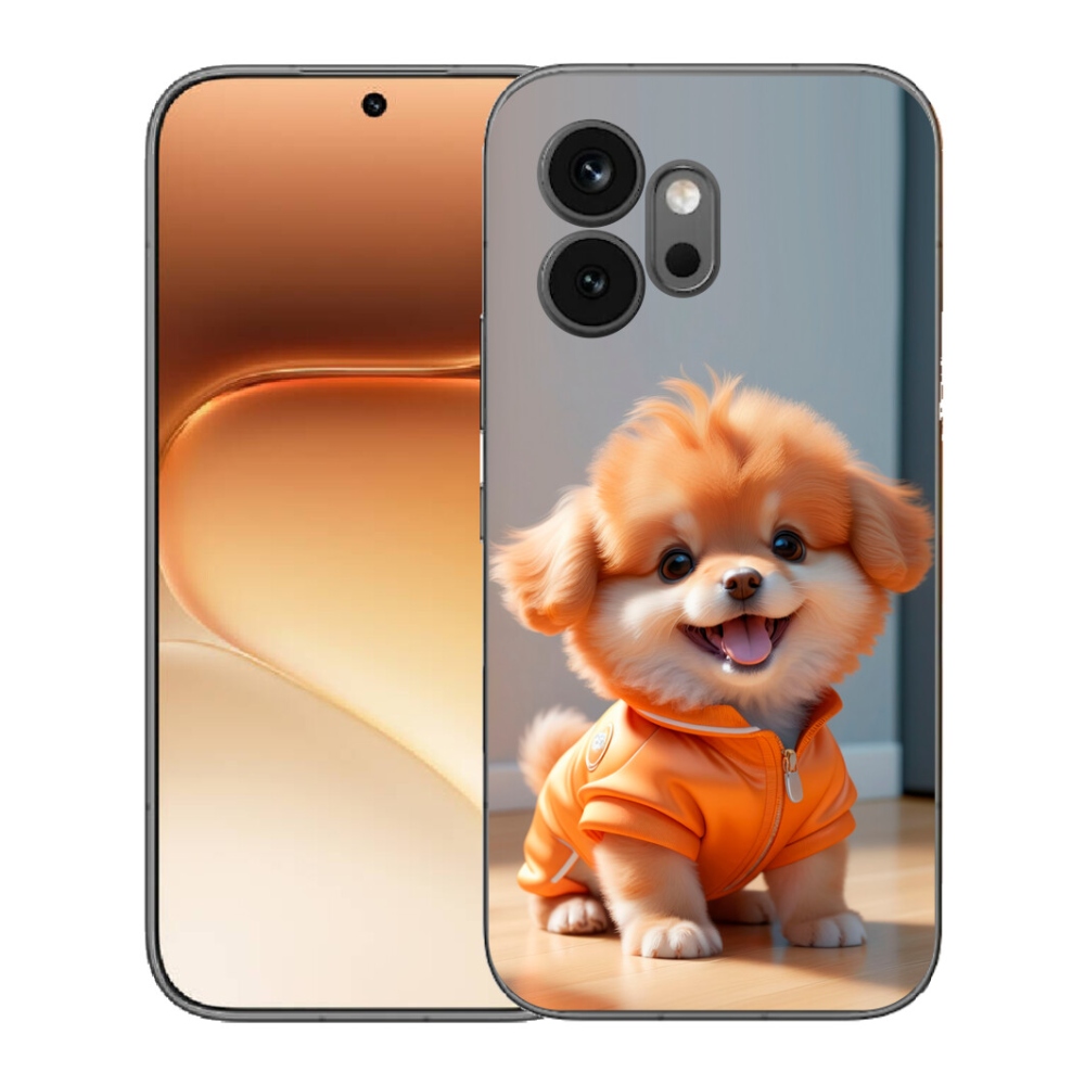 mmCase gél tok az Honor 600-hoz – aranyos pomerániai pulóverben