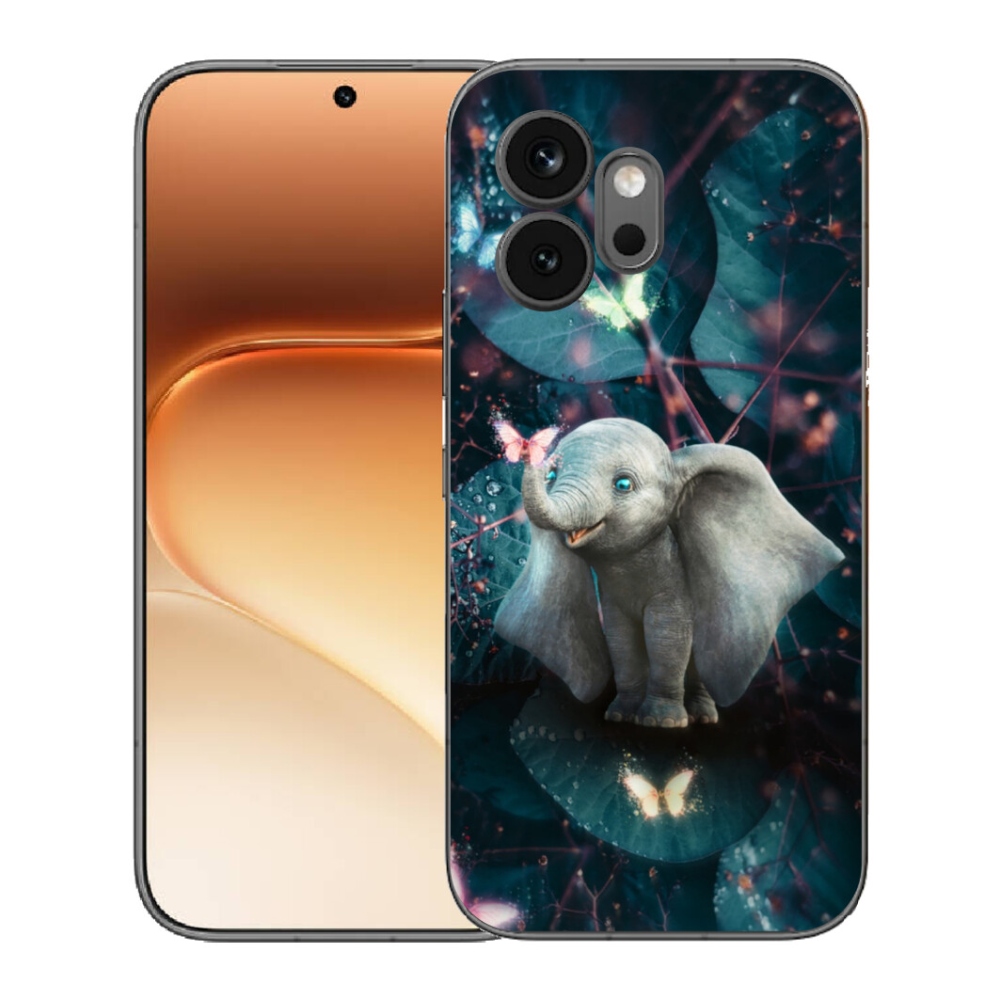 mmCase gél tok az Honor 600-hoz – aranyos elefánt