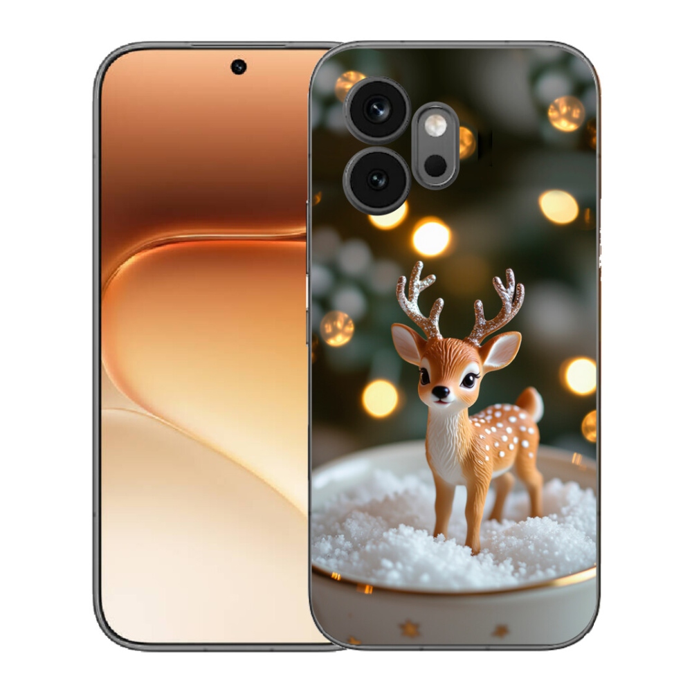 mmCase gél tok az Honor 600-hoz – aranyos karácsonyi szarvas
