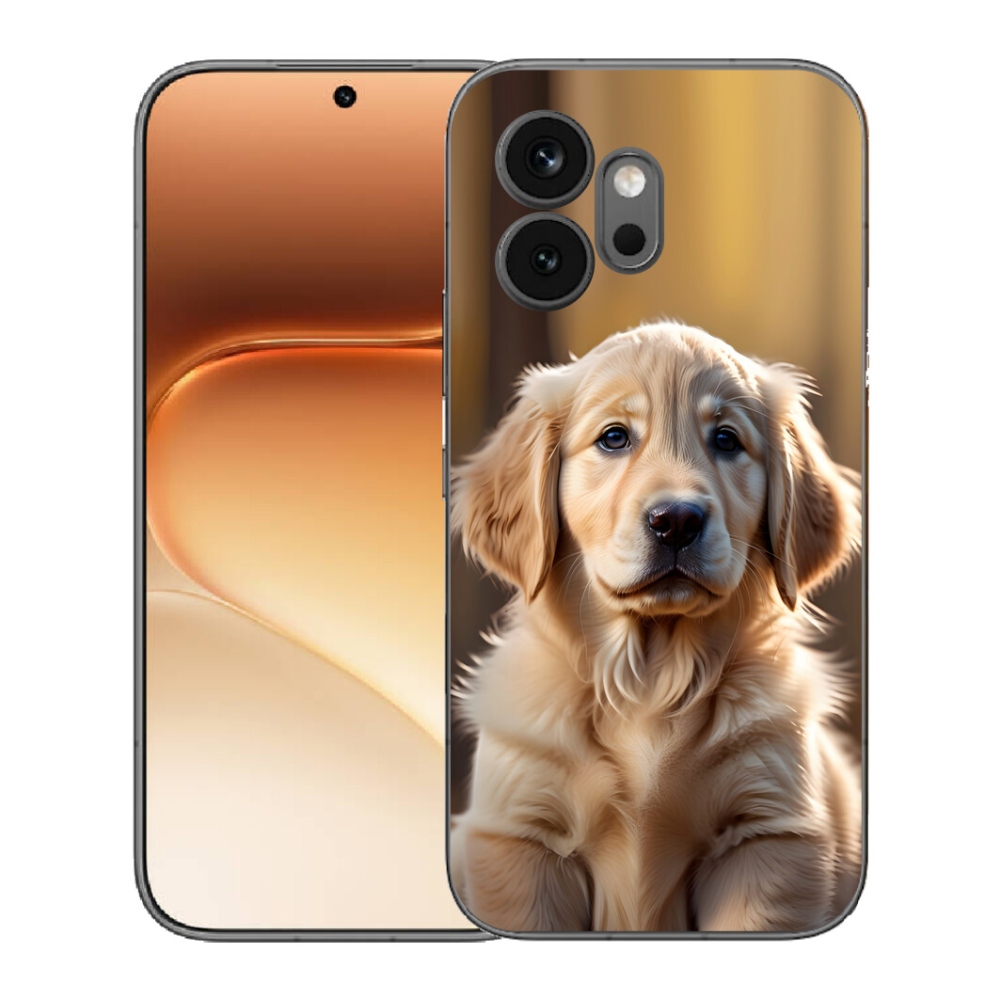 mmCase gél tok az Honor 600-hoz – aranyos arany retriever