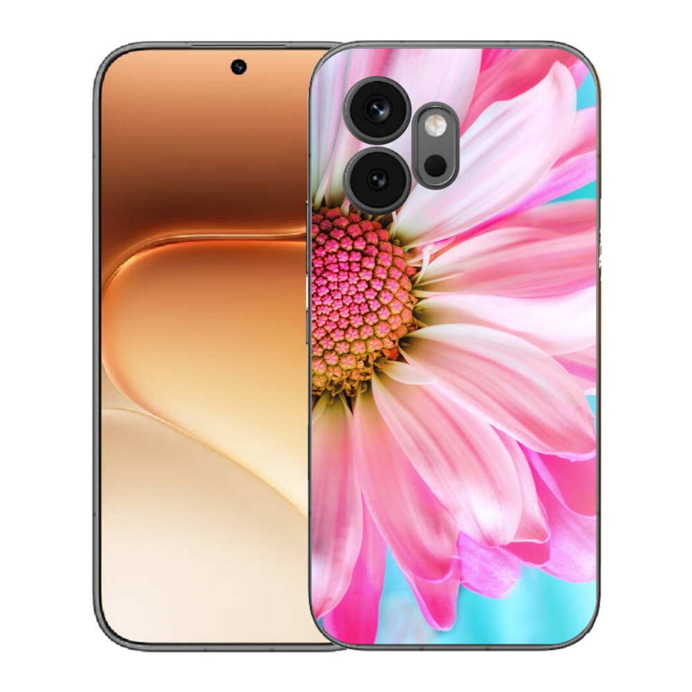 mmCase géltok az Honor 600-hoz – rózsaszín virág