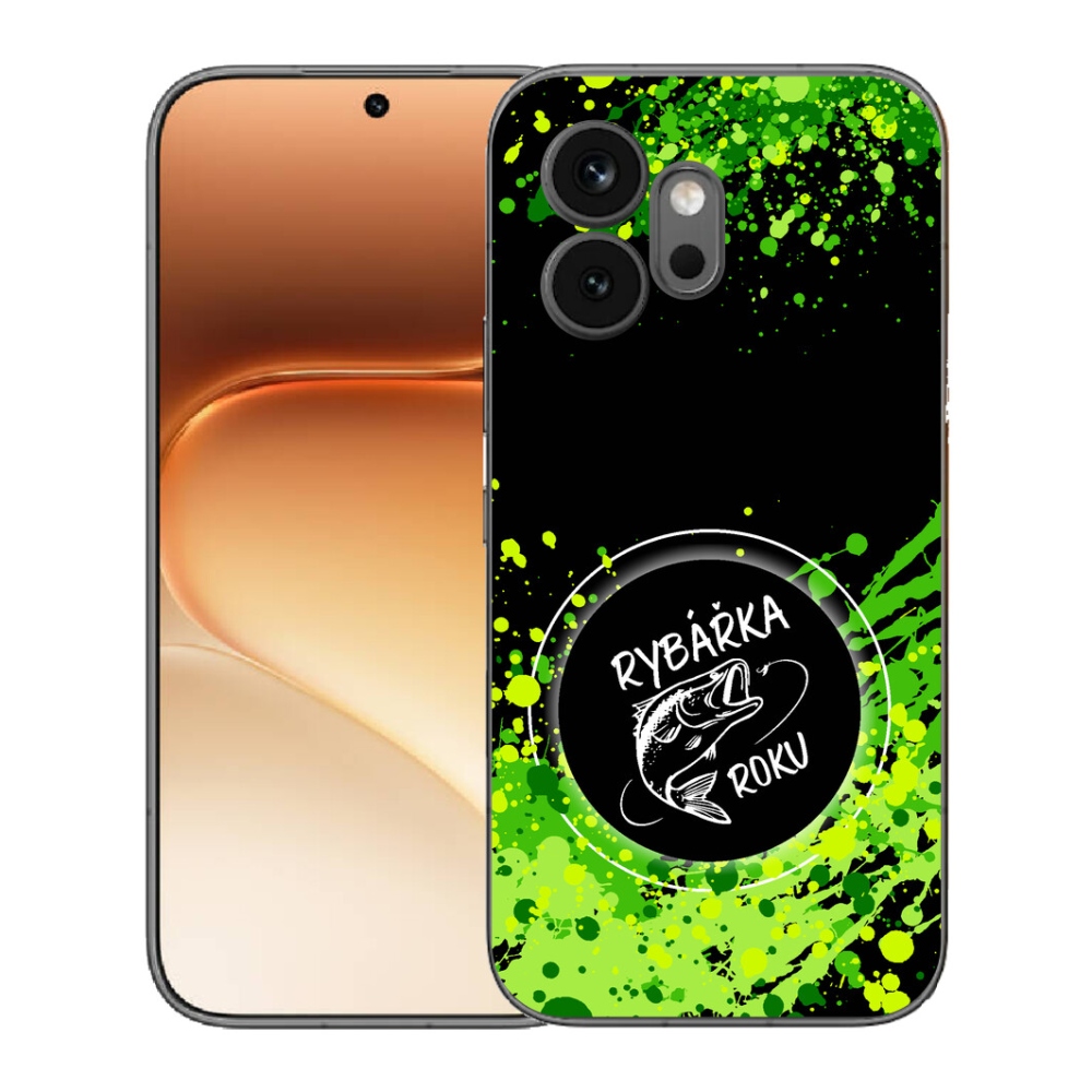 mmCase géltok az Honor 600-hoz – „Az év horgásznője” fekete háttérrel