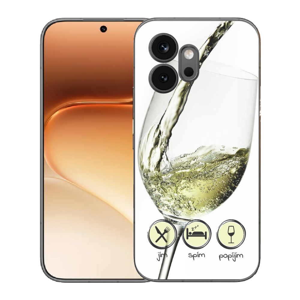 mmCase gél tok az Honor 600-hoz – fehérboros pohár