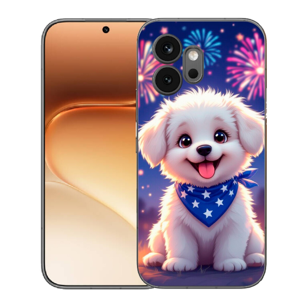 mmCase géltok az Honor 600-hoz – ünnepi kiskutya
